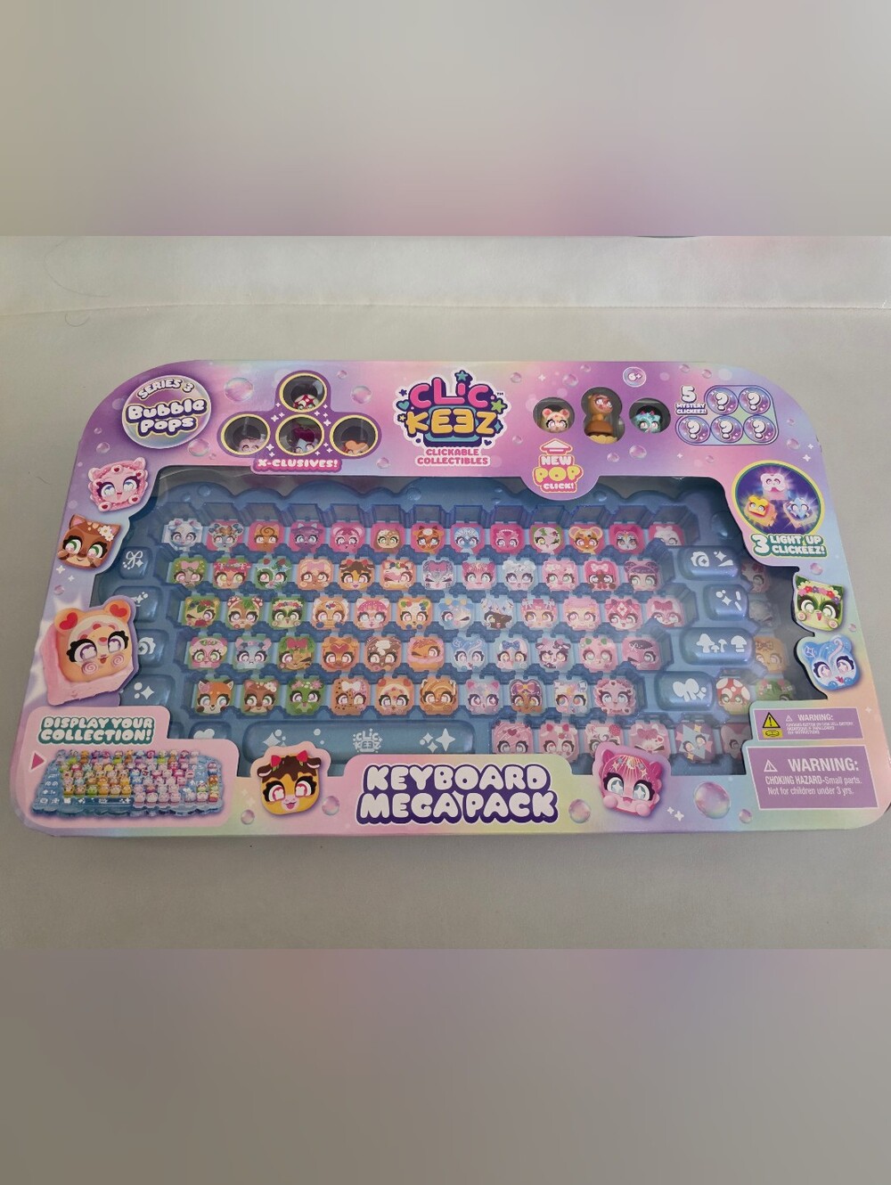 NEW Clickeez Series 3 Bubble Pops! Keyboard Mega Pack Starter Set